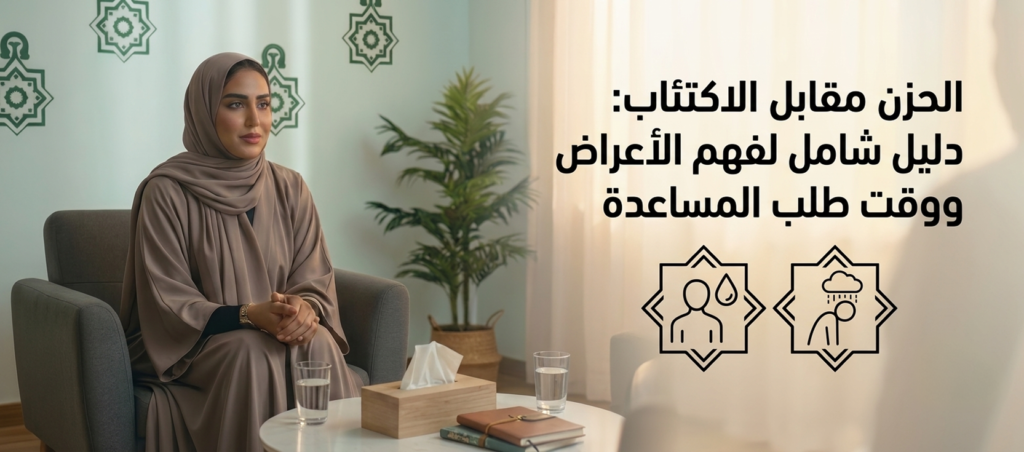 الفرق بين الحزن والاكتئاب