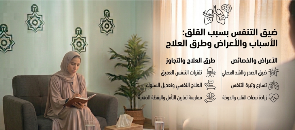 ضيق التنفس بسبب القلق